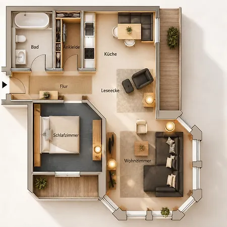 Turmsuite * Kühlungsborn